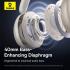 Baseus Bass 35 Max Wireless / Wired on Ear Headphones with 46 hours of Operation and Quick Charge - White